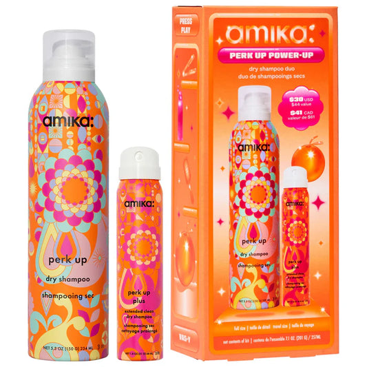 Amika Perk Up Power Up Dry Shampoo Duo 5.5oz & 1.8oz