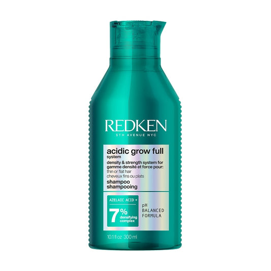 Redken Acidic Grow Full Density and Strength shampoo bottle on a white background