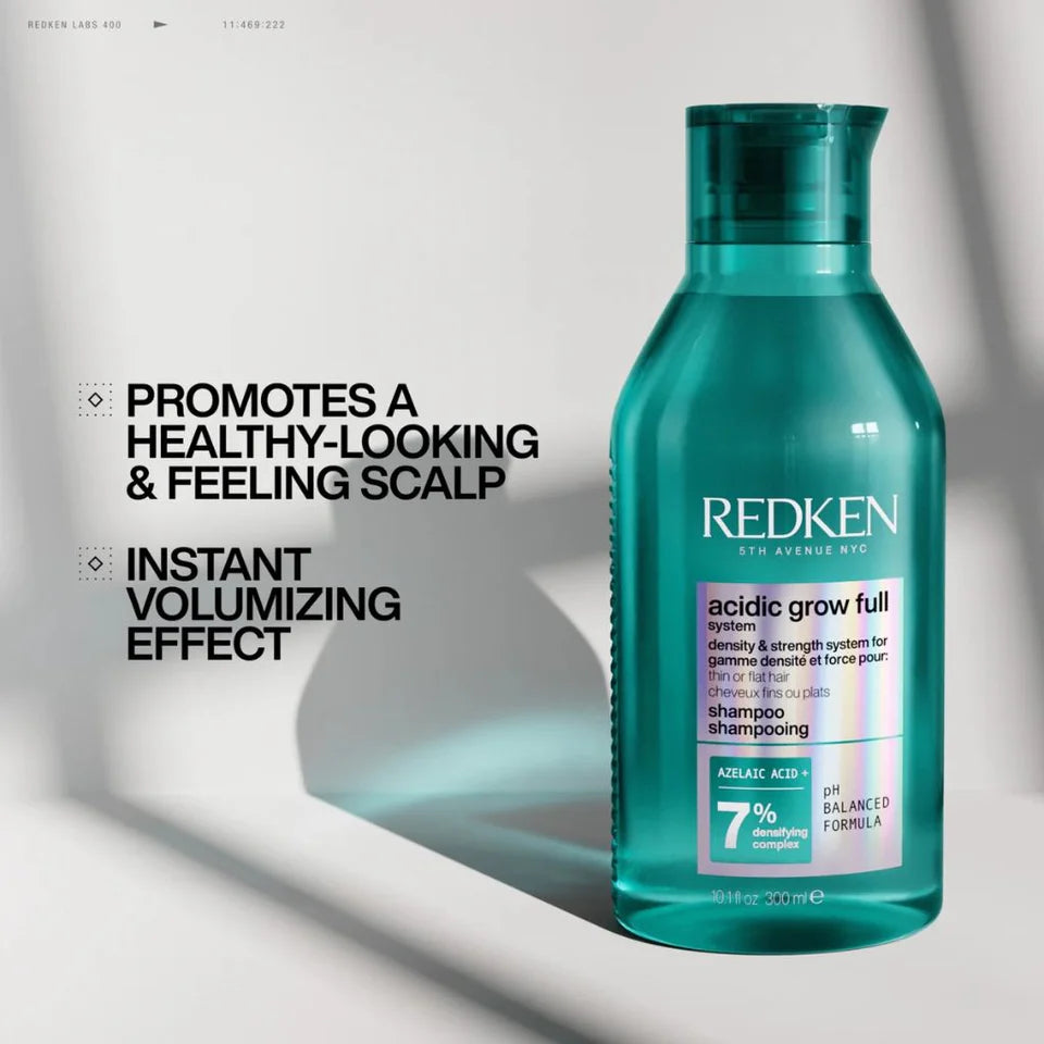 Redken Acidic Grow Full System Instant Densifying Bundle for Thicker, Fuller Looking Hair