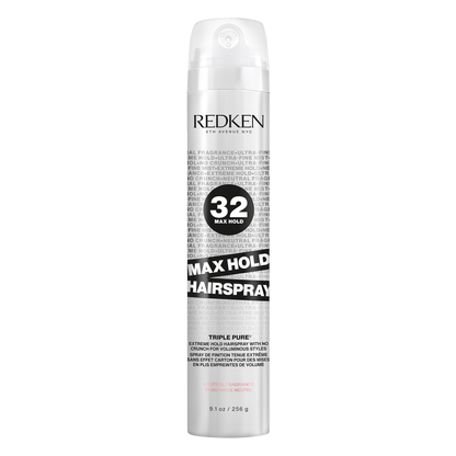 Redken neutral fragrance hairspray can on a white background