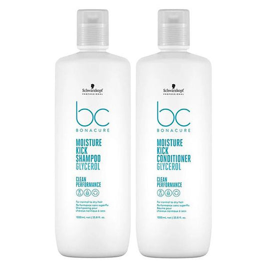 Schwarzkopf Moisture Kick Shampoo & Conditioner Litre Duo