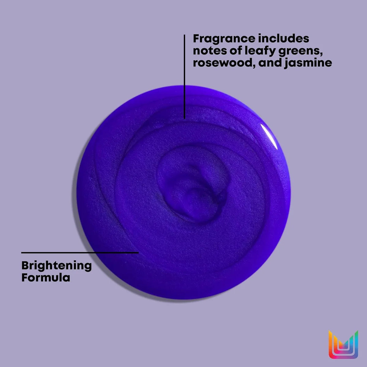 Matrix so silver texture of the product and scent details