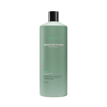 Sebastian Volupt shampoo litre bottle on a white background