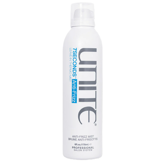 Unite Anti-Frizz Mist bottle on a white background
