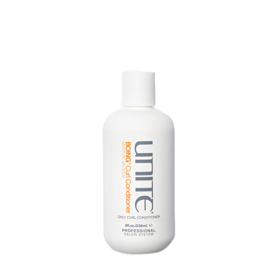 UNITE Bomb Curl Conditioner bottle on a white background