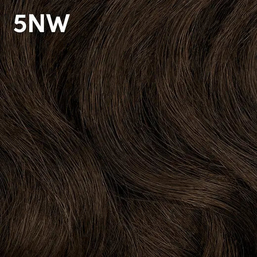 Wella Color Charm dark brown hair with '5NW' label