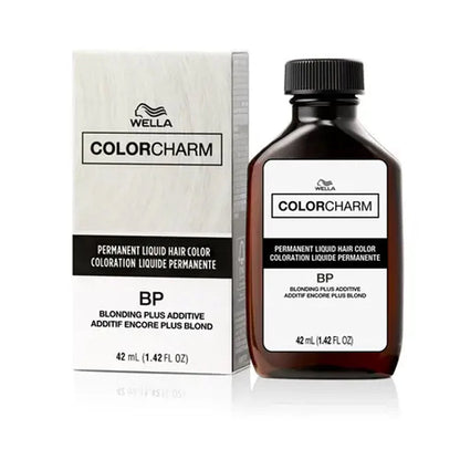 Wella Color Charm hair color bottle BP Blonding Plus Additive