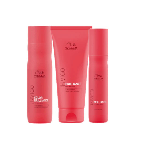 Wella Invigo hair care products on a white background