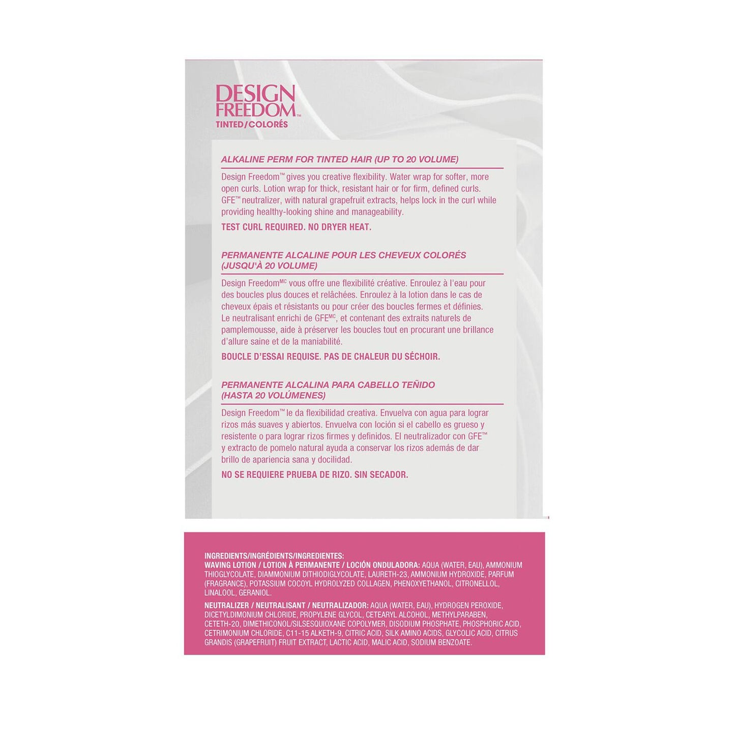 Zotos Professional Tinted Alkaline Perm