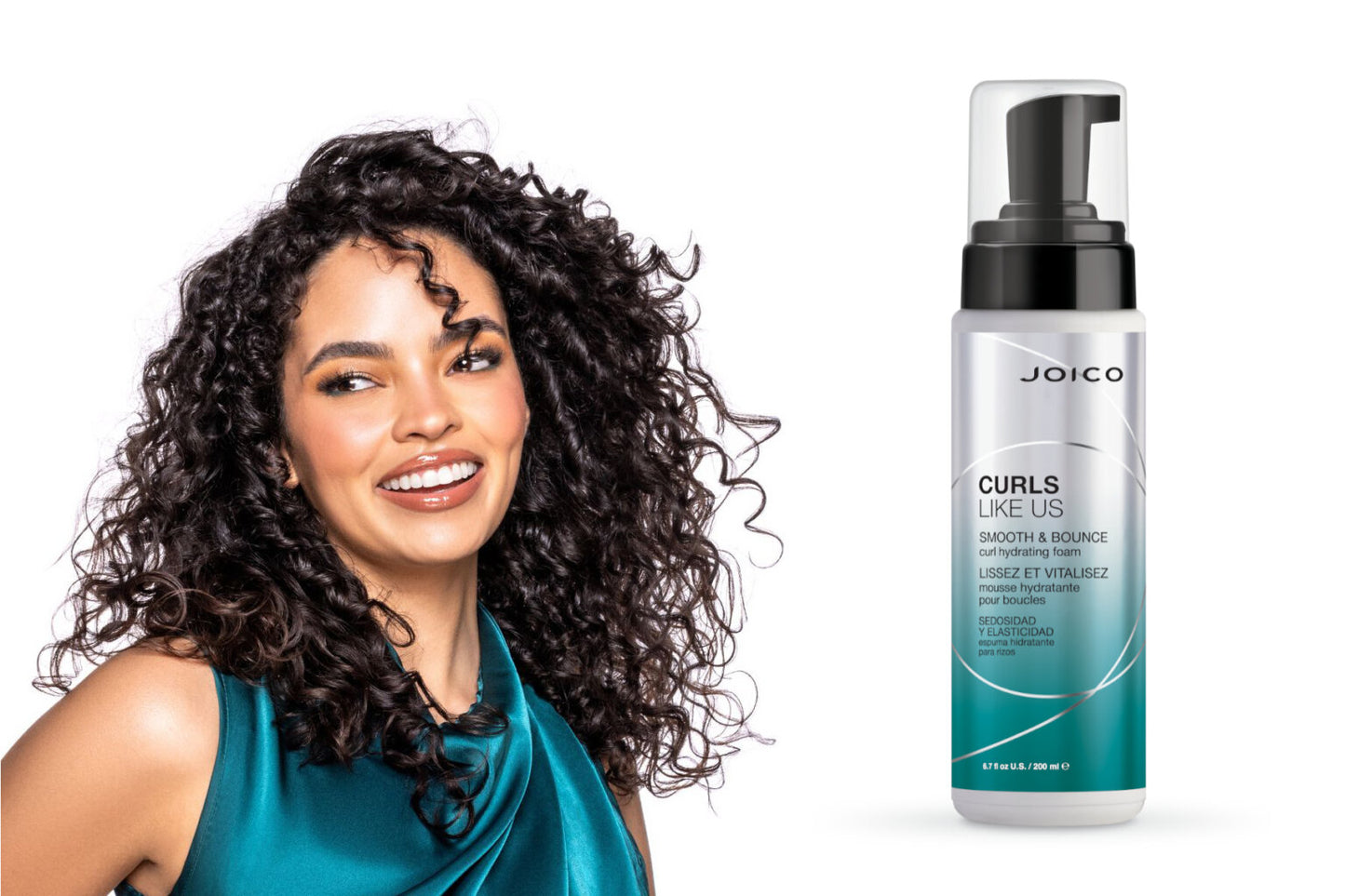 Joico Curls Like Us Smooth & Bounce Curl Hydrating Foam