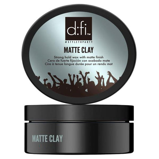 d:fi Matte Clay jar with lid on a white background
