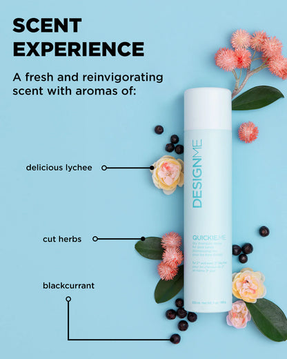 DesignMe Quickie.Me Dry Shampoo for Dark Tones 339ml 7oz