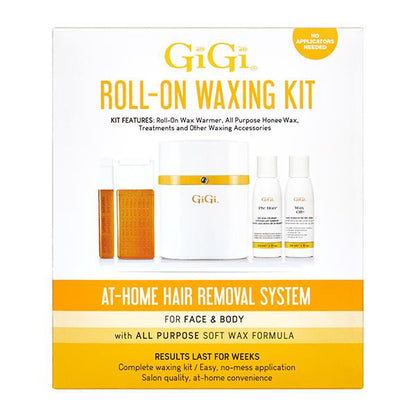 Gigi Roll-On Waxing Kit for Face & Body