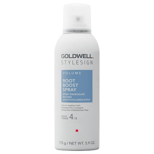 Goldwell Stylesign Root Boost Spray bottle on a white background