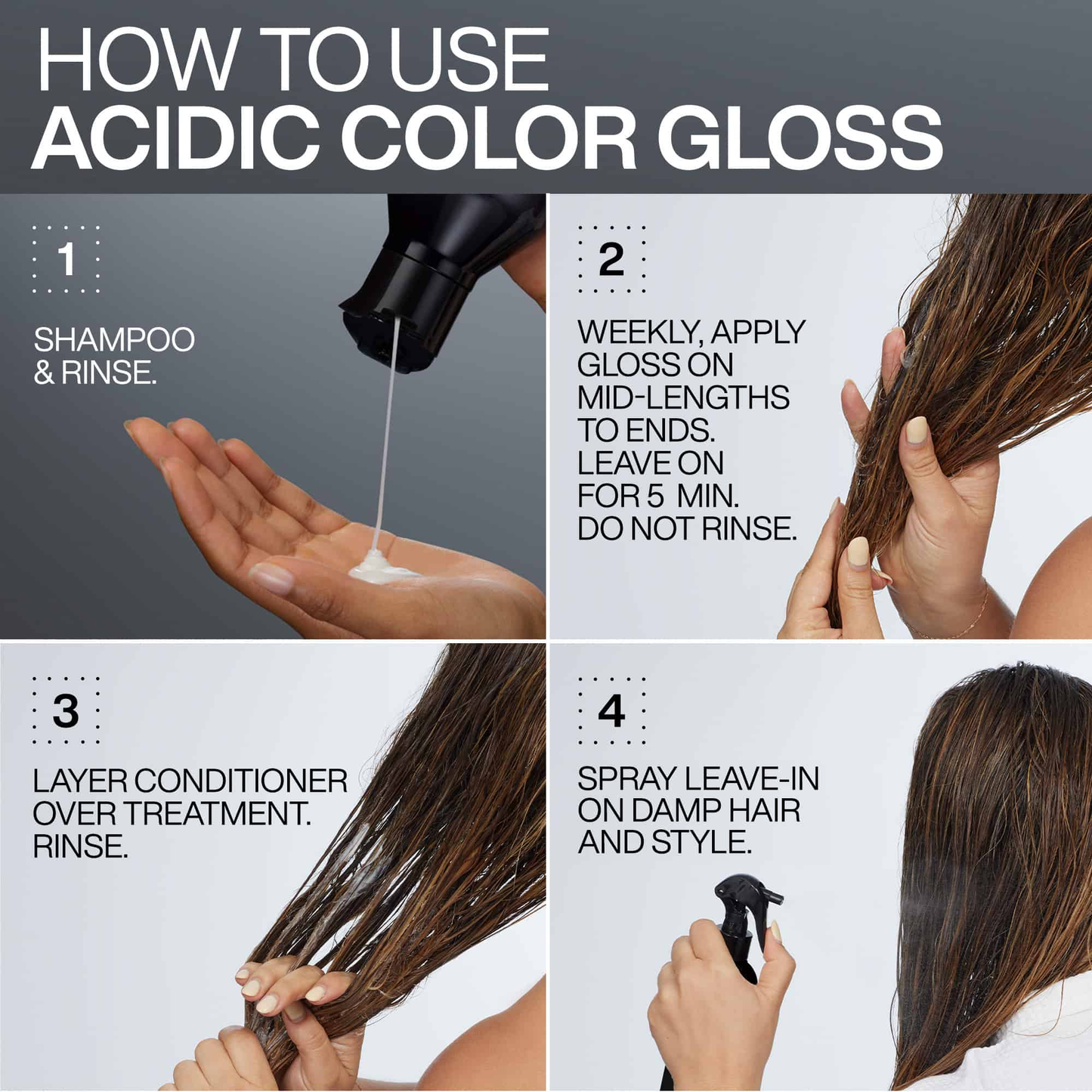 REDKEN Acidic Color Gloss Sulfate-Free Shampoo 10.1 OZ / 300ML