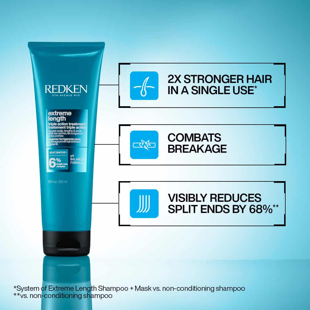 Redken Extreme Length Triple Action Treatment 8.5oz / 250ml