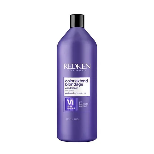 Redken Color Extend Blondage conditioner bottle on a white background