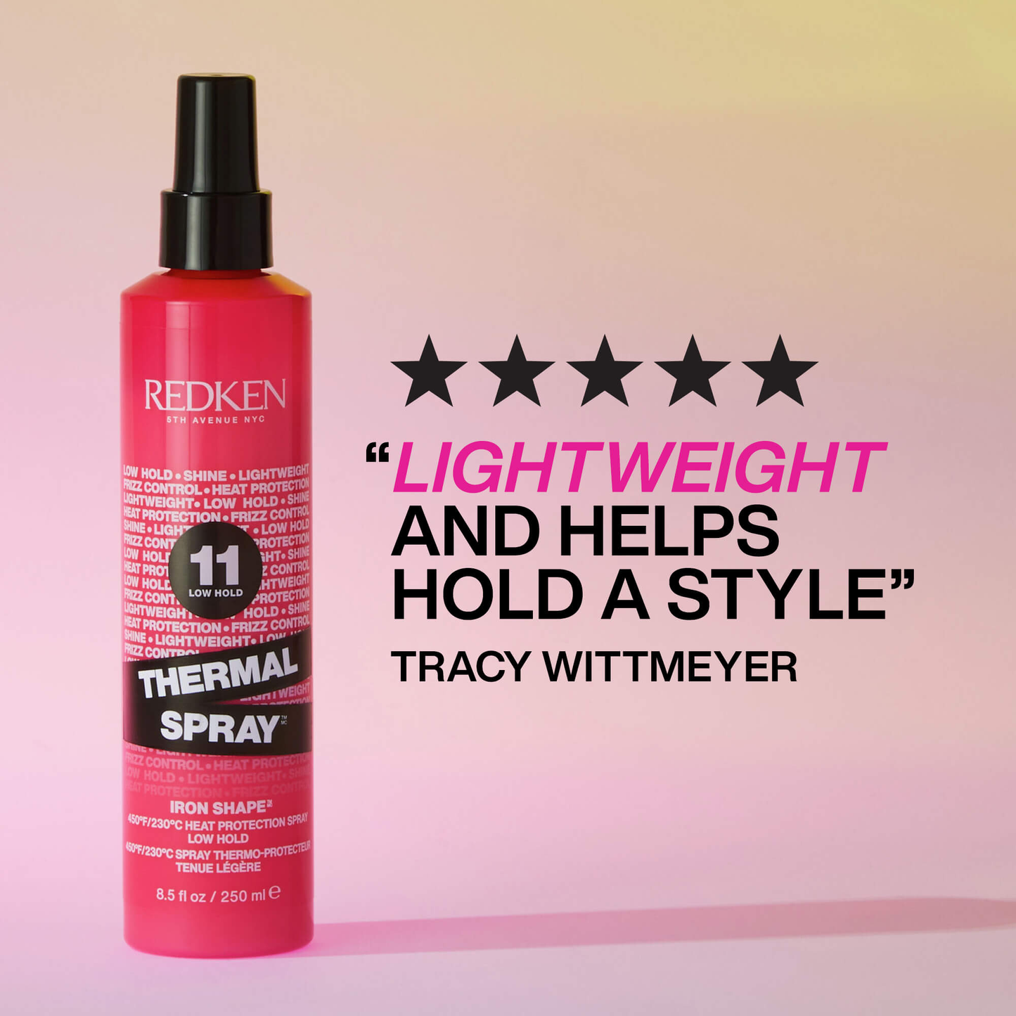 Redken Thermal Protection Spray 11 Low Hold 8.5oz/ 250ml