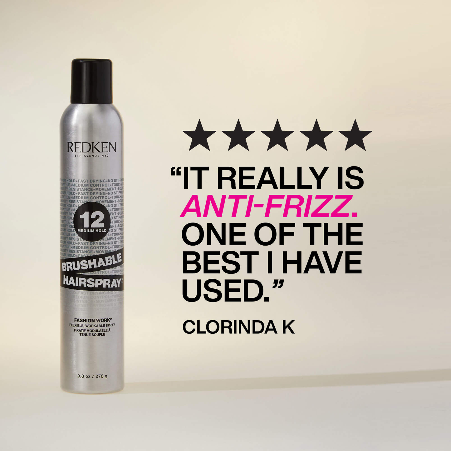 Redken Brushable 12 Hairspray Flexible Working Spray