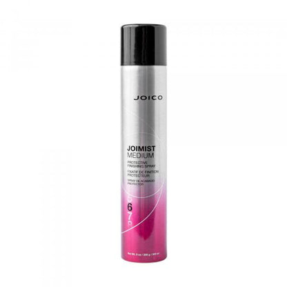 Joico hair spray bottle on a white background