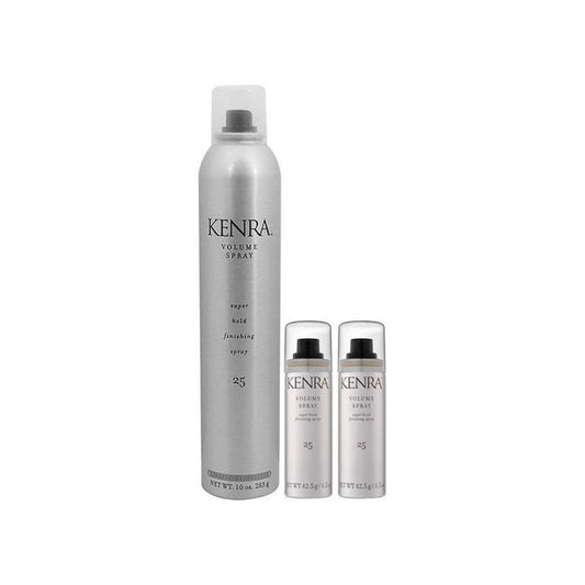 Bundle with 3 Kenra Volume Spray bottles 10oz & 2 travel 1.5oz