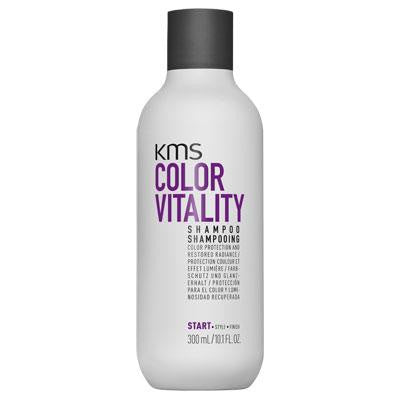 KMS Color Vitality shampoo bottle on a white background