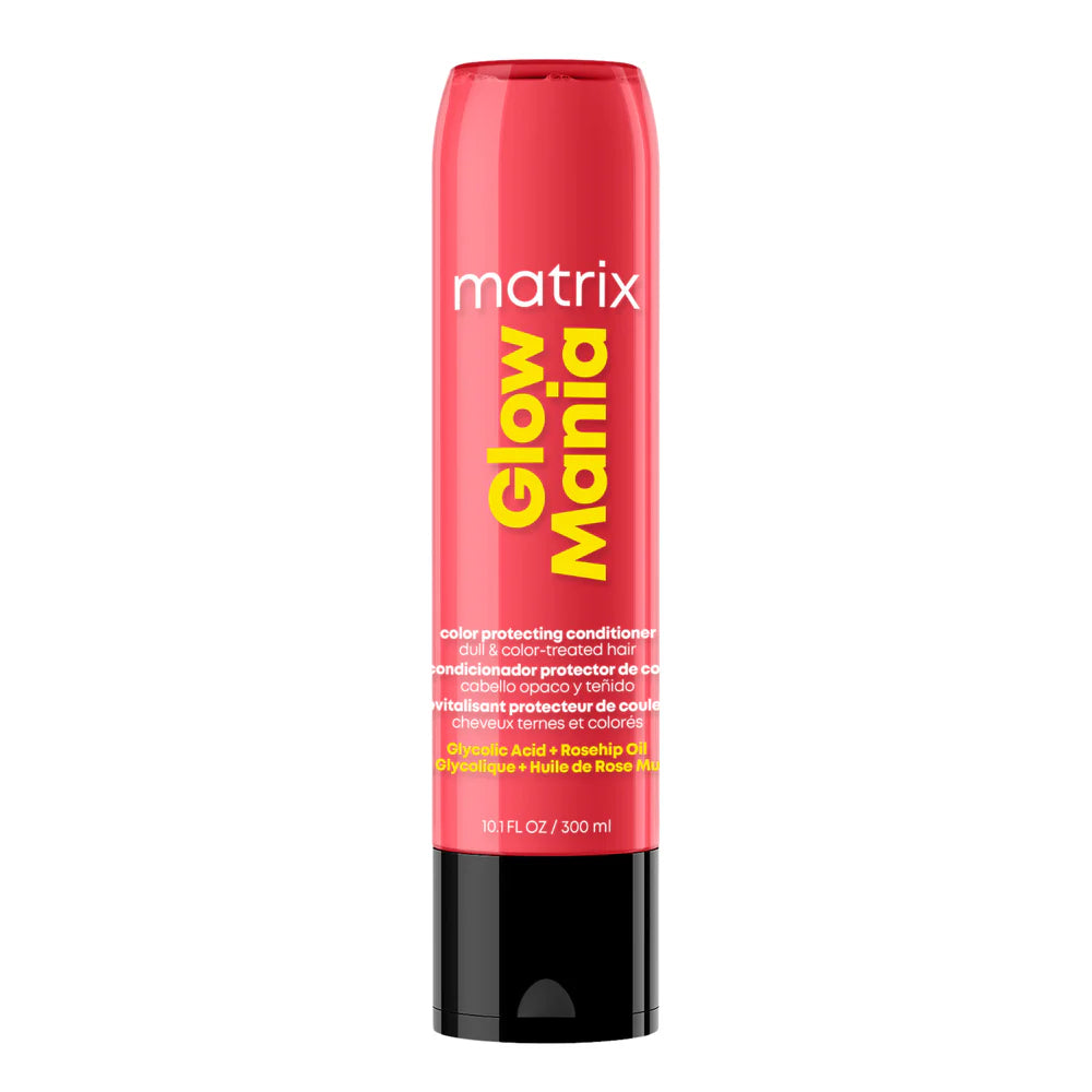 Matrix Glow Mania conditioner on a white background