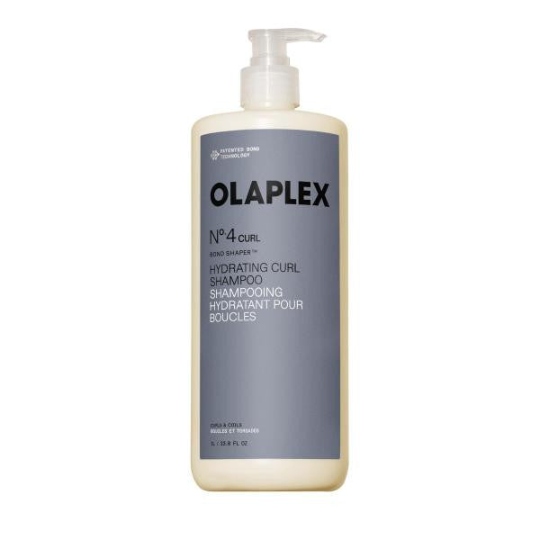 Olaplex shampoo bottle on a white background