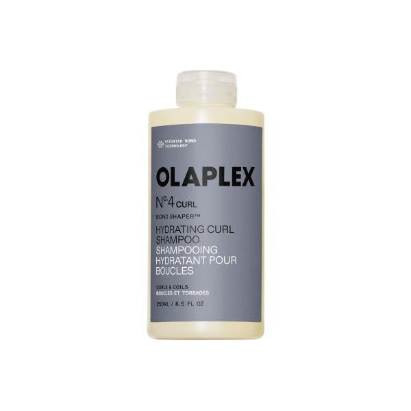 Olaplex shampoo bottle on a white background