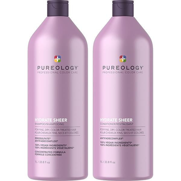 Pureology Hydrate Sheer Shampoo & Conditioner Litre Duo