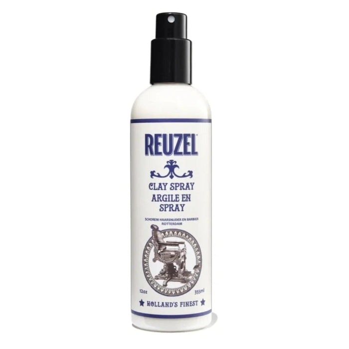 Reuzel clay spray bottle on a white background