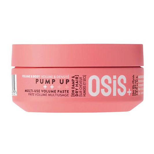 OSiS+ Pump Up multi-use volume paste jar on a white background