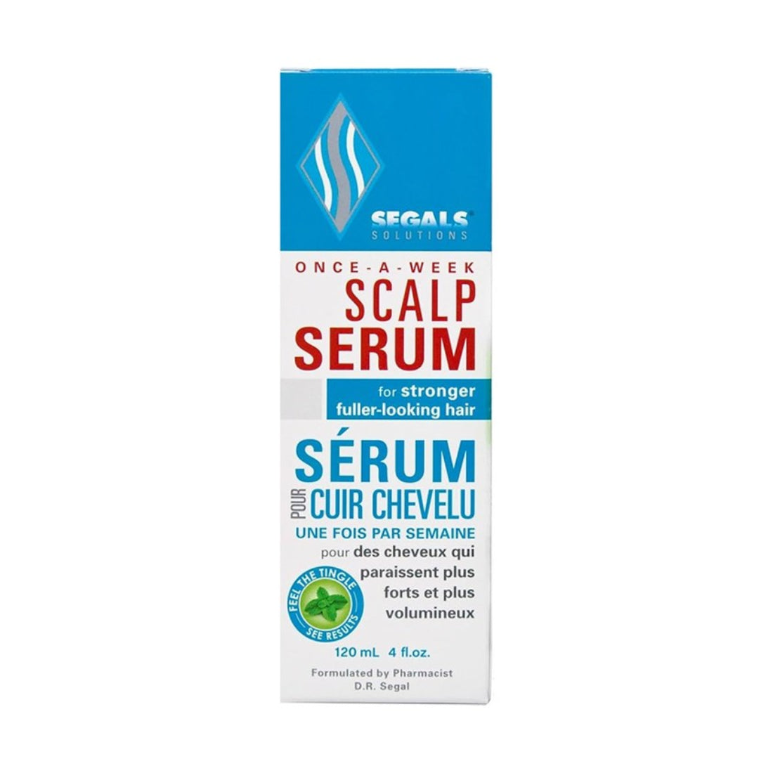 Segals scalp serum in a box for stronger fuller looking hair 120ml
