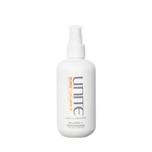 Unite hair care product bottle on a white background