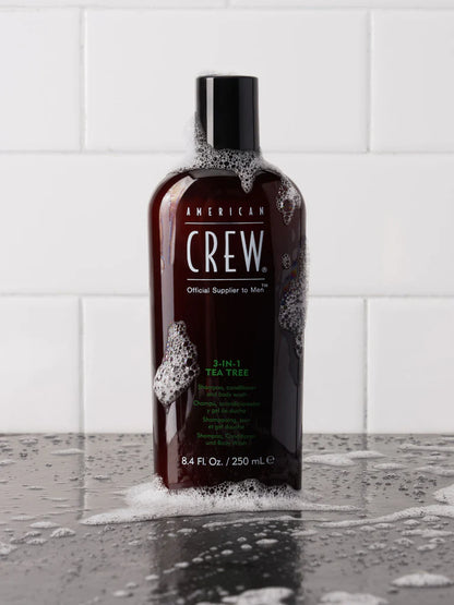 American Crew 3-In-1 Tea Tree Shampoo Suds