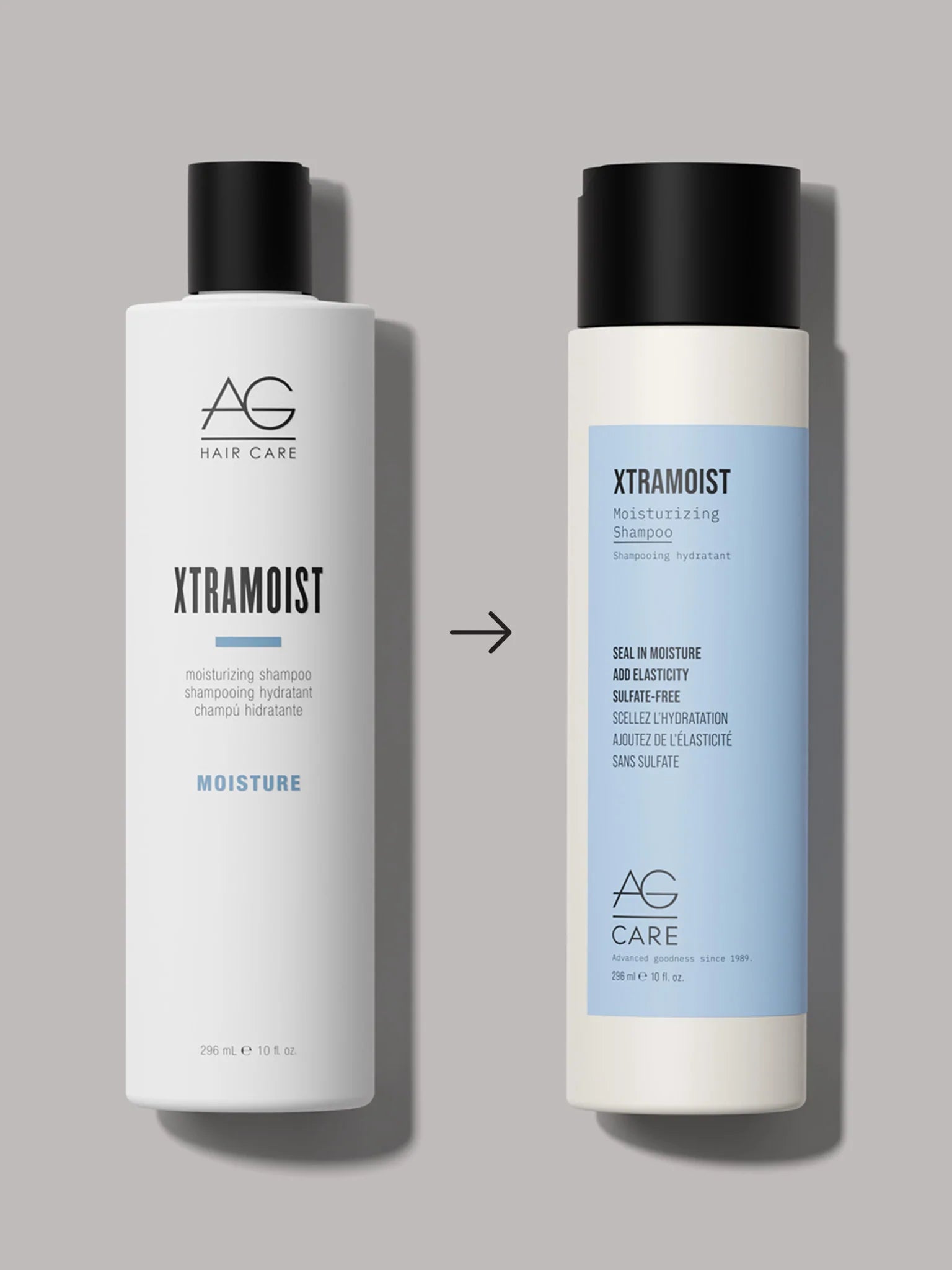 AG Xtramoist Old & New Packaging