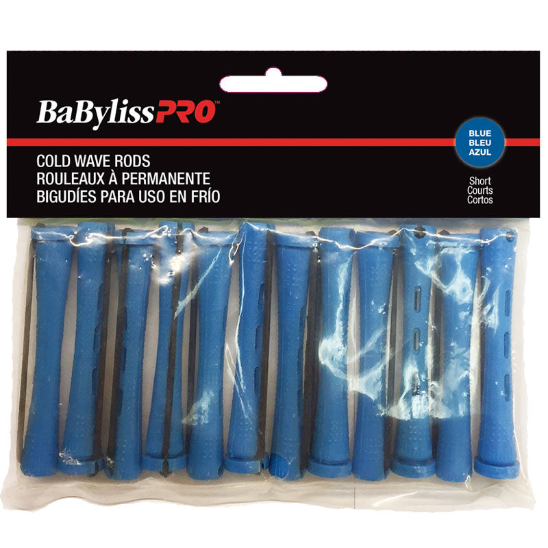 BaBylissPro Cold Wave Rods - Short Blue