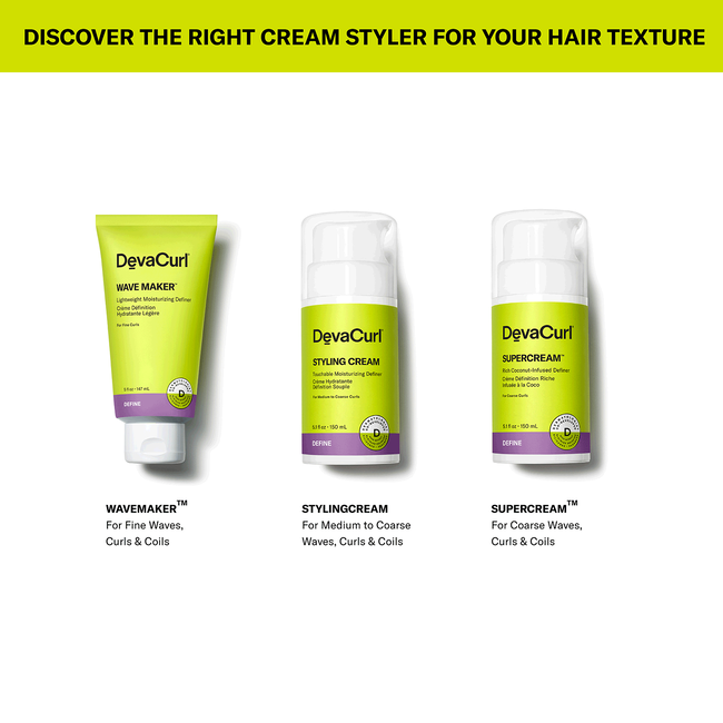 DevaCurl Styling Product Matrix