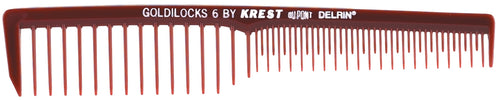 Krest Goldilocks Finishing Comb With Wide-Spaced Teeth 6C