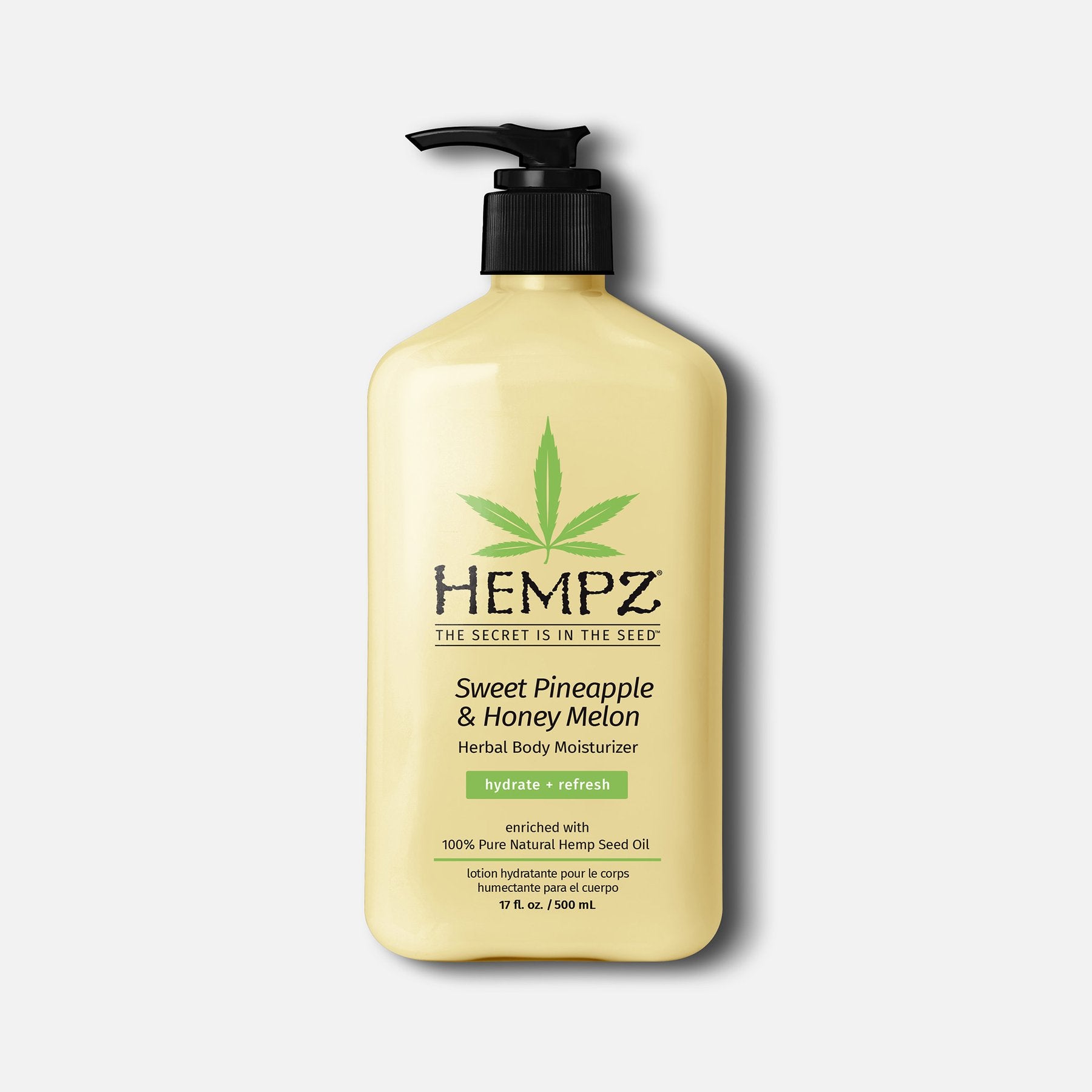 Hempz Sweet Pineapple & Honey Melon Body Moisturizer, 500ml / 17oz