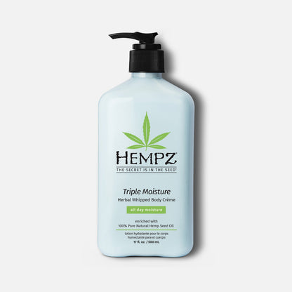 Hempz Triple Moisture Herbal Whipped Body Creme, 500ml / 17oz