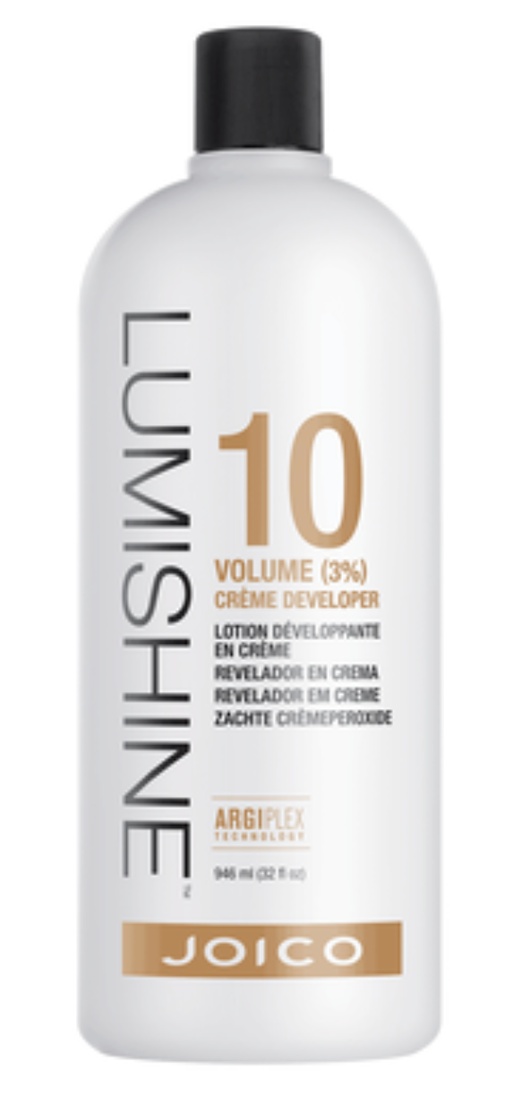 Joico Lumishine 10 Volume 3% Creme Developer, 946ml / 32oz