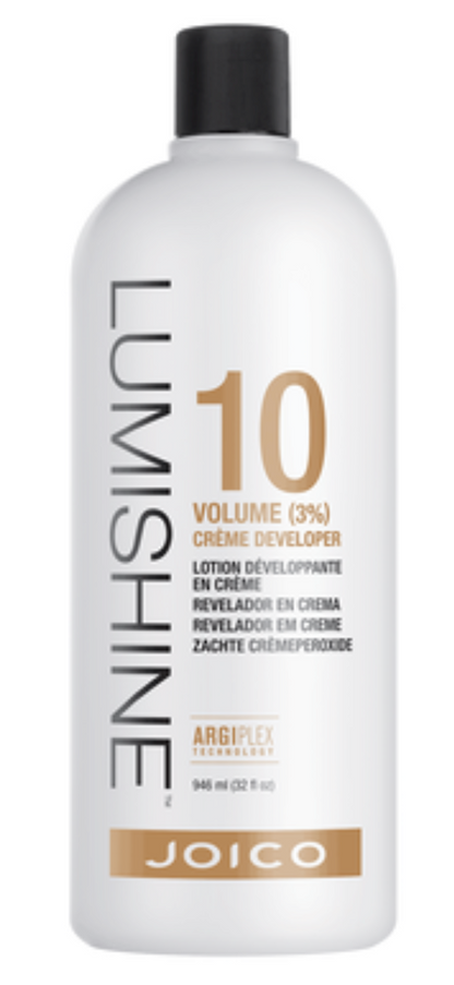 Joico Lumishine 10 Volume 3% Creme Developer, 946ml / 32oz