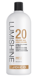Joico Lumishine 20 volume 6% Creme Developer, 946ml / 32oz