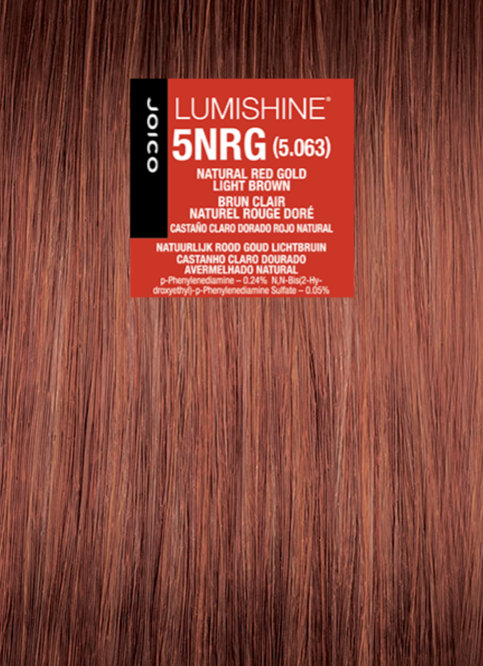 Joico Lumishine 5NRG Natural Red Gold Light Brown