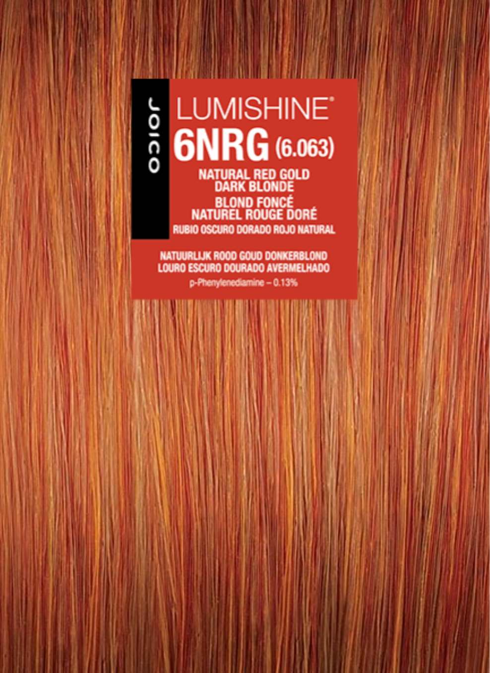 Joico Lumishine 6NRG Natural Red Gold Dark Blonde