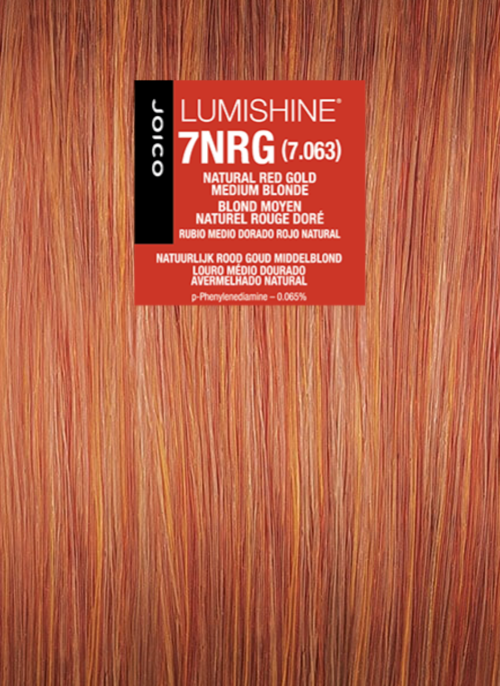 Joico Lumishine 7NRG Natural Red Gold Medium Blonde 