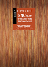 Load image into Gallery viewer, Joico Lumishine 8NC Natural Copper Blonde
