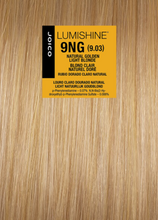 Load image into Gallery viewer, Joico Lumishine 9NG Natural Golden Light Blonde

