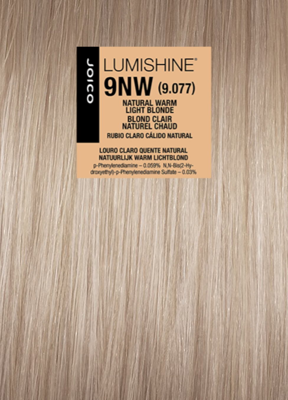 Joico Lumishine 9NW Natural Warm Light Blonde